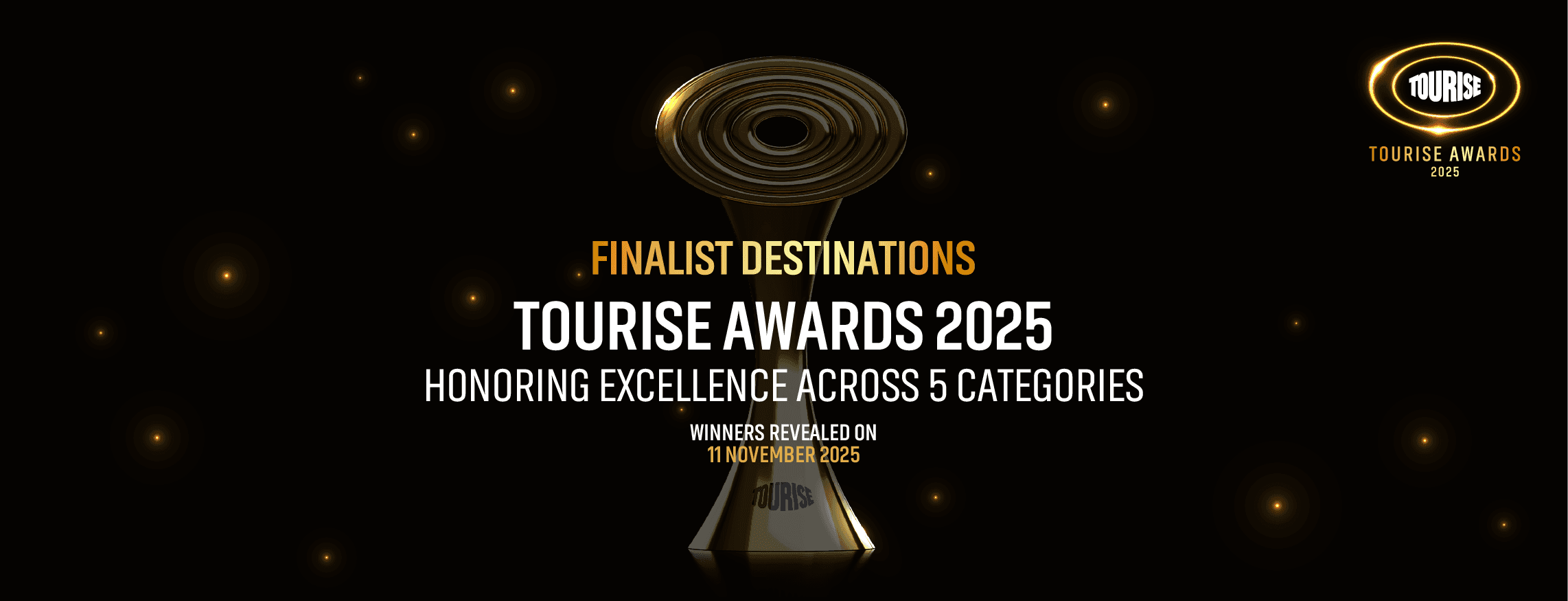 Celebrating destination excellence: TOURISE unveils finalists for the 2025 TOURISE Awards